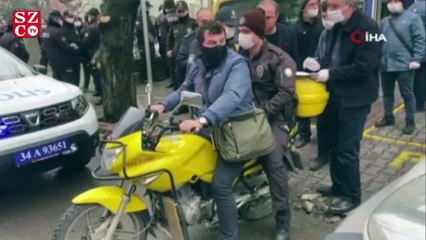 Bin TL 'lik sosyal yardımlar postacı, bekçi ve polislerin katılımıyla dağıtılmaya başlandı