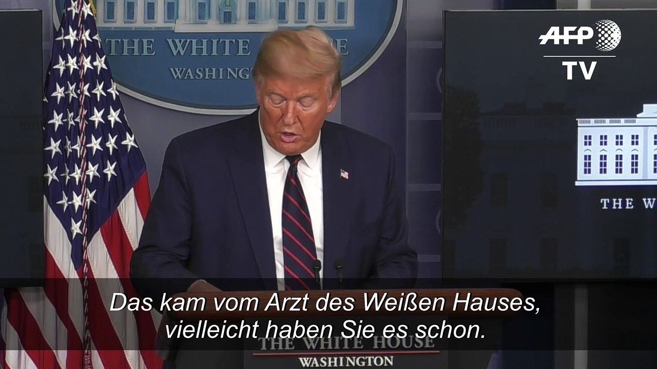 Trump zum zweiten Mal negativ auf Coronavirus getestet