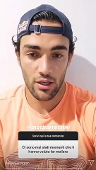 Matteo Berrettini risponde alle domande (Credit Red Bull - Instagram)