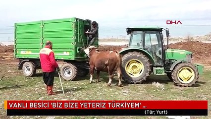 Download Video: VANLI BESİCİ 'BİZ BİZE YETERİZ TÜRKİYEM' KAMPANYASINA BOĞASINI BAĞIŞLADI