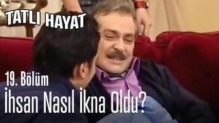 İhsan'ı maça götürmek için ikna ettiler - Tatlı Hayat 19. Bölüm