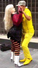 Sokak müzisyenleri kendini böyle aştı