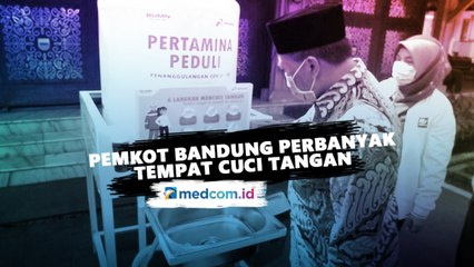 Pemkot Bandung Perbanyak Tempat Cuci Tangan