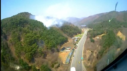 강원 홍천에서 산불...1시간 만에 진화 / YTN
