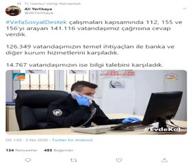 İstanbul'da 141 bin 116 vatandaşın çağrısına cevap verildi