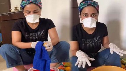 Hina Khan shares effective tips for sanitize daily useful things; Watch video | FilmiBeat