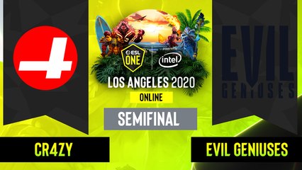 Dota2 -  Evil Geniuses vs. CR4ZY - Game 1 - NA Semifinal  - ESL One Los Angeles