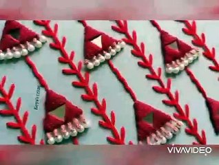 hand embroidery collection, elegant style, unique combination, trendy hand embroidery.