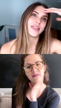 MACARENA ACHAGA JUNTO AMIGA REFLEXIONAN SOBRE CUARENTENA Y DAN CONSEJOS A SEGUIDORES VIA INSTAGRAM LIVE 03.04.2020