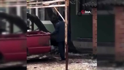 Jandarmayla saklambaç oynadı