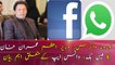 Coronavirus: PM Imran Khan applauds Facebook, WhatsApp