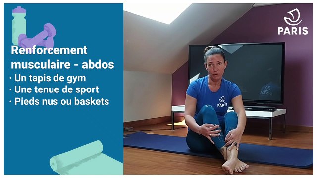 Paris chez vous : Renforcement musculaire et abdos pour adultes et seniors avec Christel