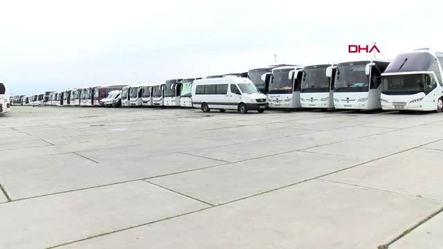 YENİKAPI MİTİNG ALANI ÇOK SAYIDA OTOBÜSLE DOLDU -2