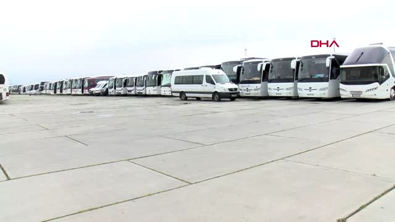 YENİKAPI MİTİNG ALANI ÇOK SAYIDA OTOBÜSLE DOLDU -2