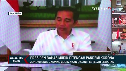 Presiden Jokowi Usul Jadwal Mudik akan Diganti Setelah Lebaran