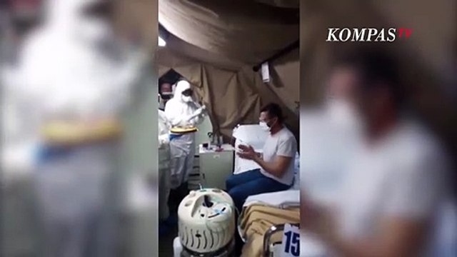 Mengharukan, Kisah Pasien Corona di Italia Berulang Tahun di Tenda Darurat