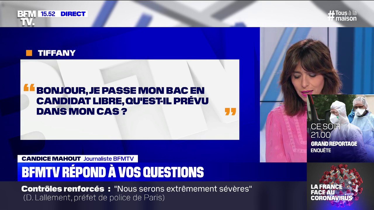 Je passe mon bac en candidat libre, qu'est-il p...