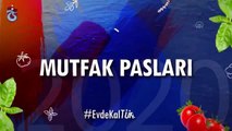 Trabzonsporlu futbolcu Hüseyin Türkmen yemek yaparak 'Evde kal' çağrısında bulundu