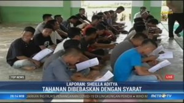 35 Tahanan Rutan Aceh Singkil Dibebaskan Demi Cegah Covid-19