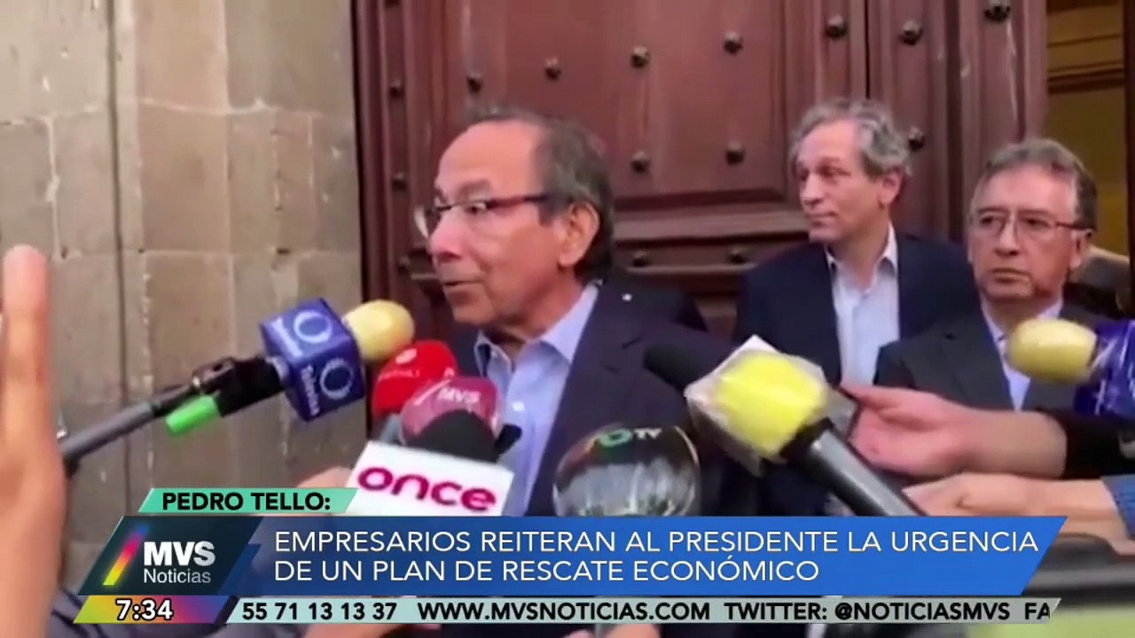 Empresarios reiteran a AMLO urgencia de un plan económico