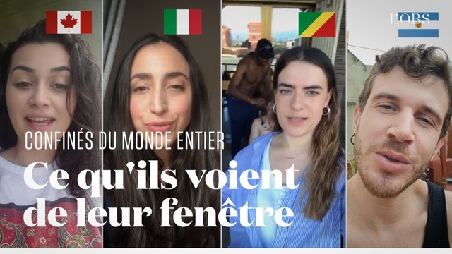 Confinés dans le monde entier, ils nous montrent ce qu’ils voient depuis leur fenêtre