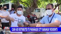 Cash aid distributed to Parañaque City barangay residents