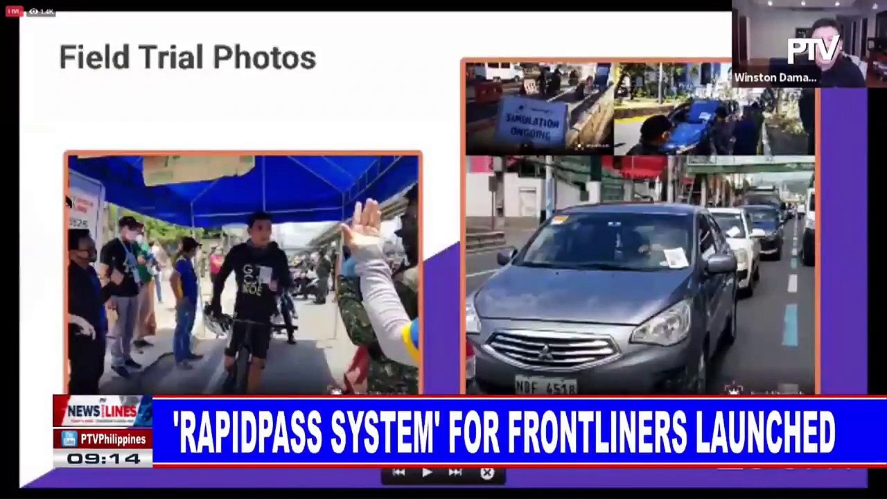 'Rapidpass system' for frontliners launched