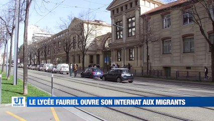 Le lycée Claude Fauriel ouvre son internat aux migrants pendant le confinement