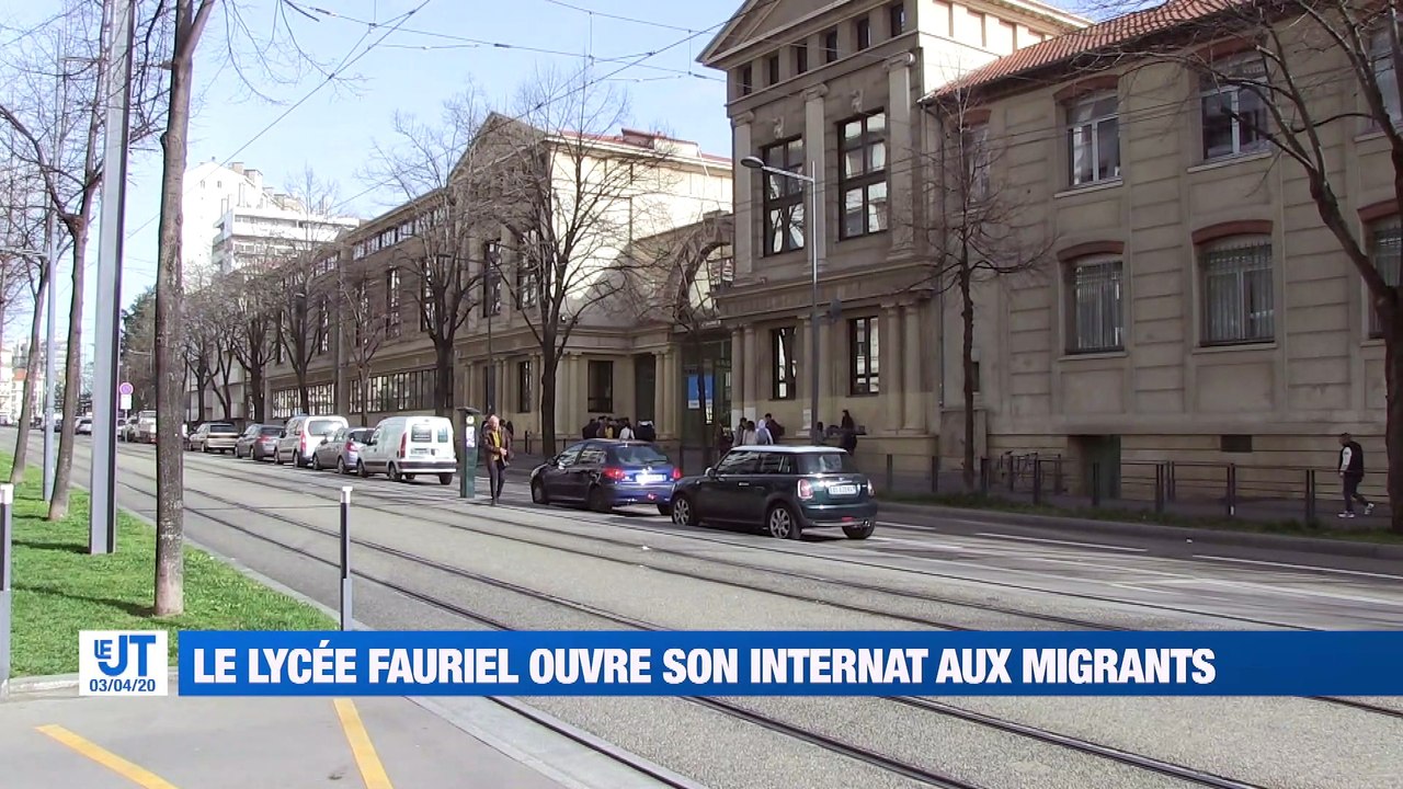 Le lycée Claude Fauriel ouvre son internat aux migrants pendant le confinement