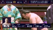 Chiyotairyu vs Tochinoshin - Haru 2020, Makuuchi - Day 2