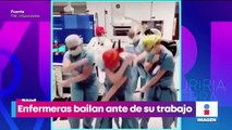 ¡Enfermeras bailan antes de ponerse a trabajar!