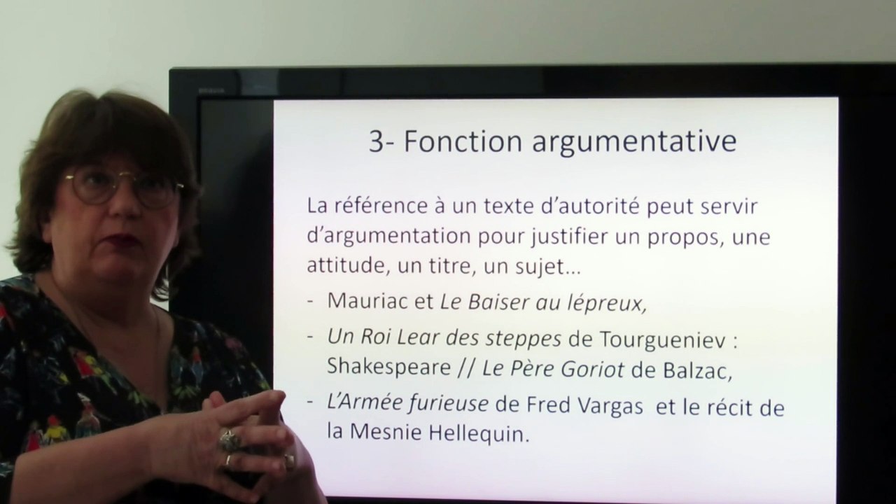 CM 10 Fonctions de l'intertextualité
