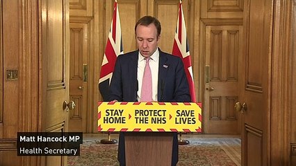 Matt Hancock 'determined to push for victory' against COVID-19