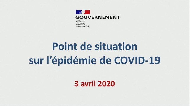 Point de situation sur l'épidémie de COVID-19 du vendredi 3 avril