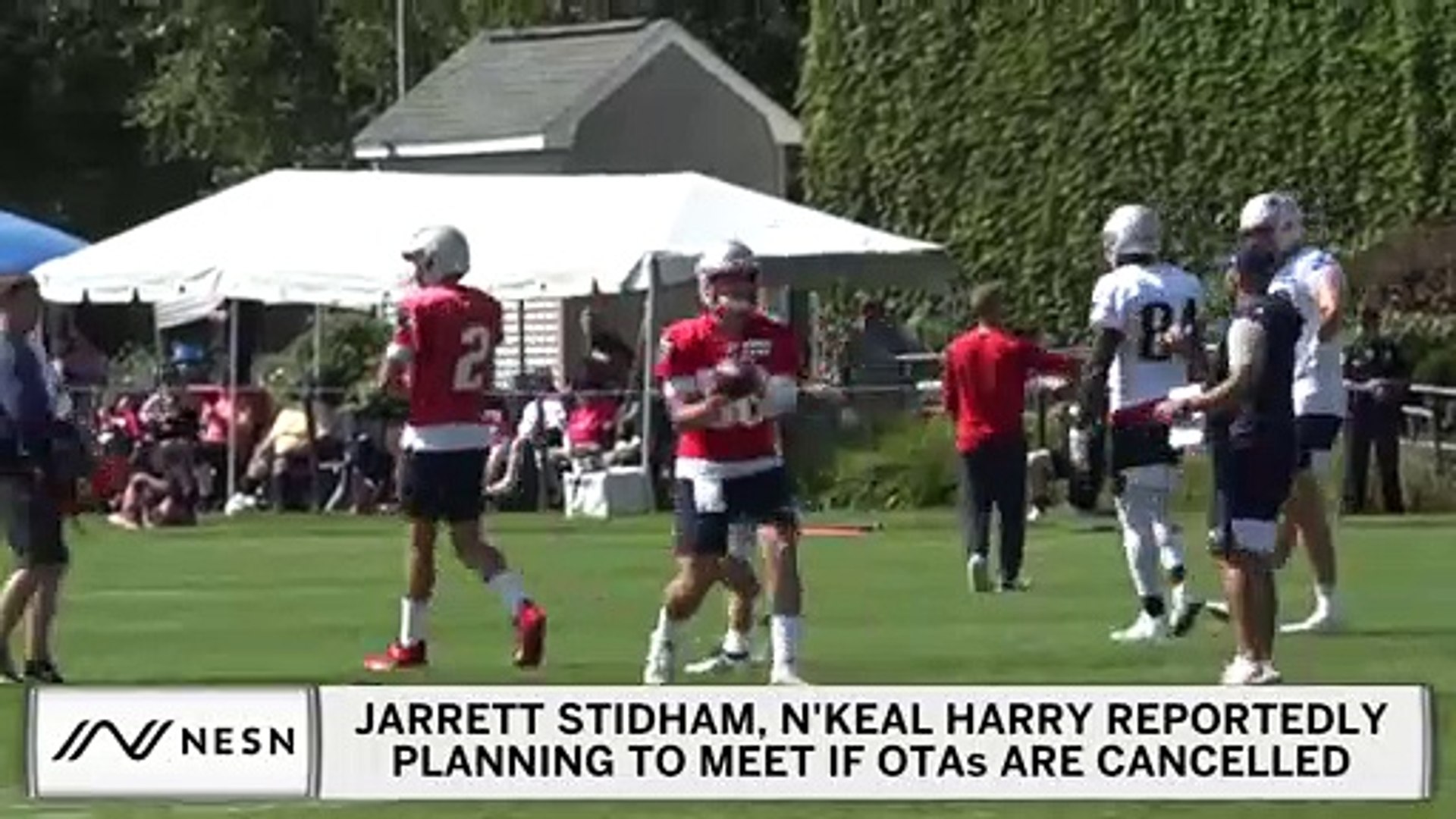 Jarrett Stidham N Keal Harry May Meet If Patriots Otas Cancelled Video Dailymotion