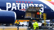 New England Patriots Plane Brings One Million Masks Home