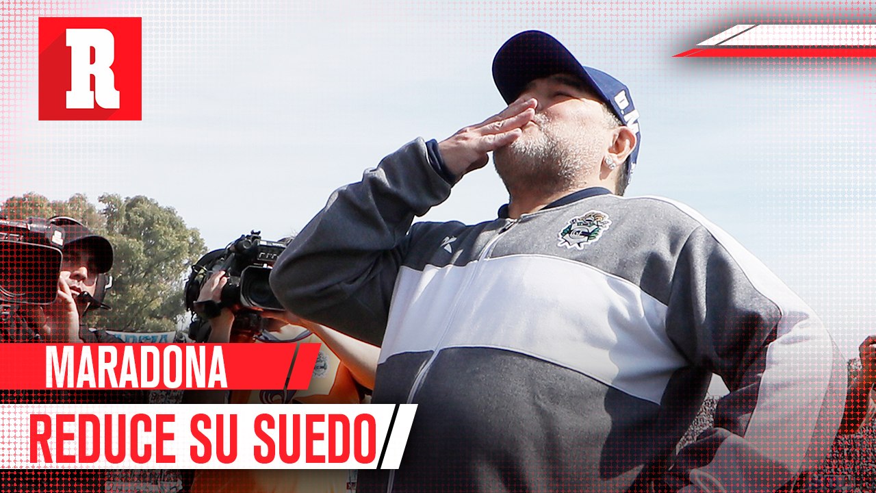Maradona se ofreció a bajar su salario ante el coronavirus.