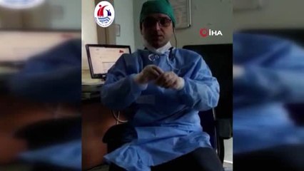 Gölbaşı'nda görev yapan kamu çalışanlarından İşaret Dili ile 'Evde Kalın' çağrısı