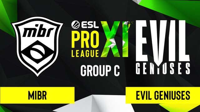 CSGO - Evil Geniuses vs. MIBR [Dust2] Map 2 - ESL Pro League Season 11 - Group C
