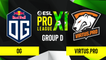 CSGO - Virtus.pro vs. OG [Overpass] Map 2 - ESL Pro League Season 11 - Group D