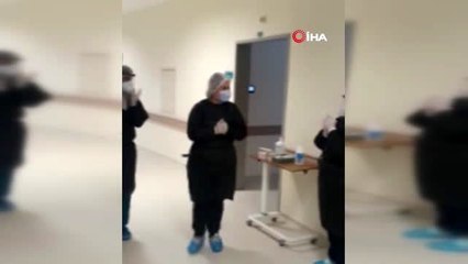 Korona virüsten kurtulan sağlık personelinin eşinden duygulandıran paylaşım
