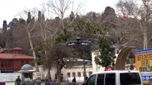 Polis, drone ile vatandaşları uyarmaya devam ediyor