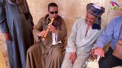 صابر كولة في معبد حتشبسوت في الاقصر بلدنا الساحرة