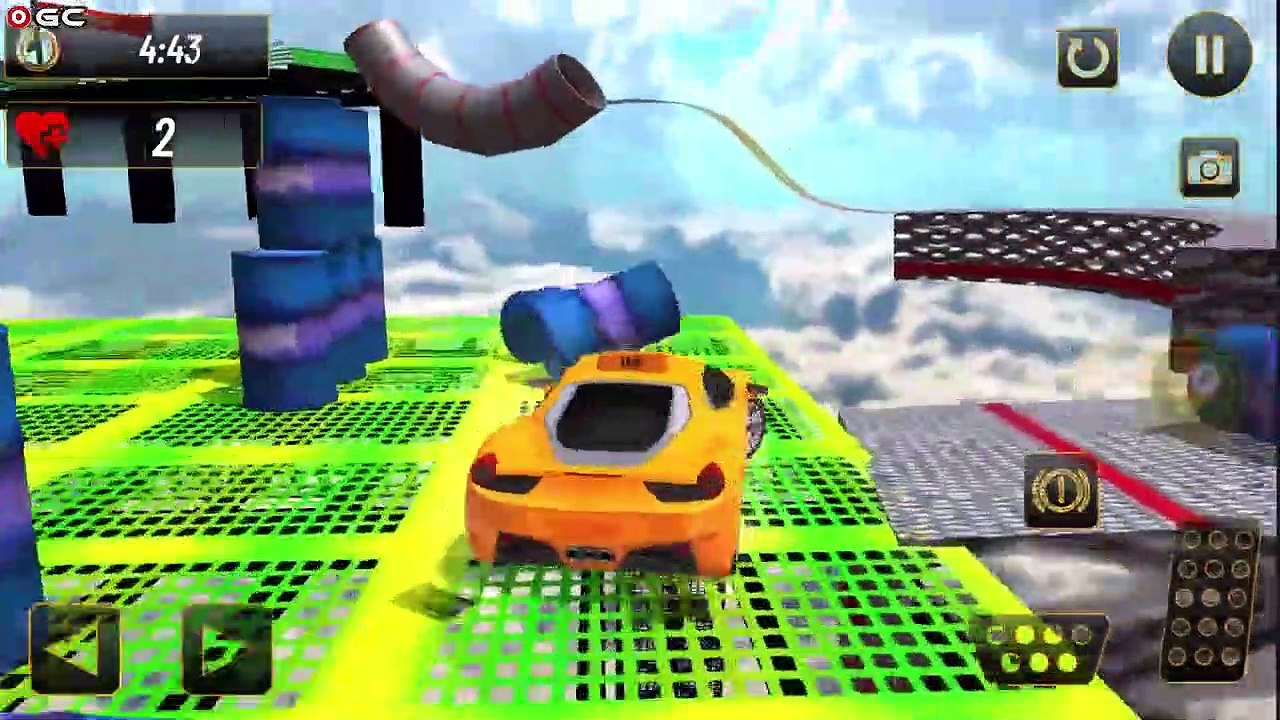 Real Taxi Car Stunts 3D Impossible Ramp Car Stunt Game - Android GamePlay  #3