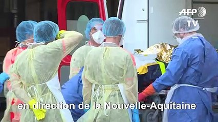 Coronavirus: départ d'un nouveau TGV médicalisé pour soulager les hôpitaux alsaciens