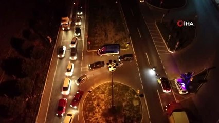 Giriş ve çıkışların kapatıldığı Denizli'de vatandaşlar polis ekiplerini ikna etmeye çalıştı