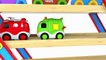 Colors For Children To Learn With Car Transporter Toy Street Vehicles