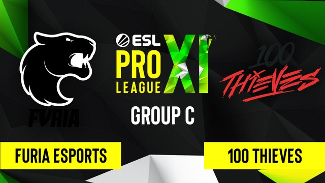 CSGO - FURIA Esports vs. 100 Thieves [Nuke] Map 3 - ESL Pro League Season 11 - Group C