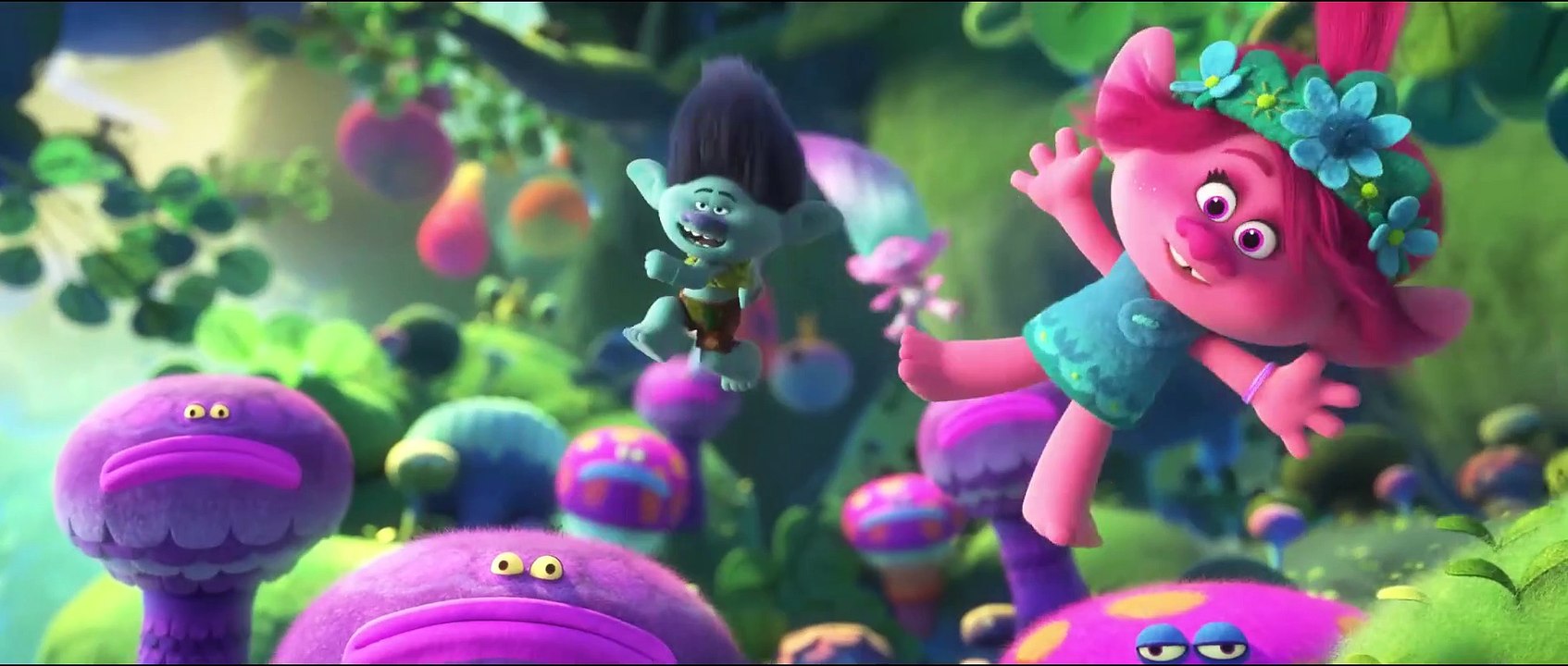 TROLLS WORLD TOUR movie clip - Branch is CAPTURED by K-Pop & Reggaeton Trolls