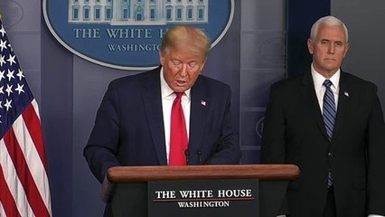 Trump recomenda a americanos cobrir o rosto ao sair às ruas